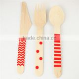 Hot Sales Funny Disposable Food Grade Children Fork And Spoon Set