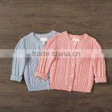 Wholesale Baby Girl Sweater Pink and Blue Available for 2-8 Years thumbnail-1