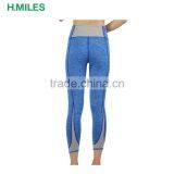 Quick-drying Fitness Tights Women Blue Track Legging Sport Leggings thumbnail-2