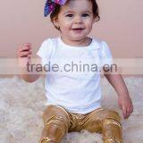 2016 Newest Hot Selling Top Quality Design Imitation Leather Leggins Fitness Baby Leggings Sweet Child Pants thumbnail-2