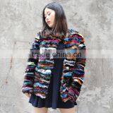 CX-G-A-51 Hot Sale Multi Color Genuine Mink Fur Coat for Winter thumbnail-1