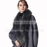 COLLAR-R3C Fur Collar Ranch Raised Real Raccoon Fur Scarf thumbnail-1