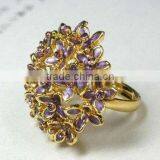 Fashion Flower Rings, Fashion Rhinestone Rings, Fashion Korea Star Rings thumbnail-1