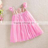 Girl Persnickety Remake Well Dressed Wolves Red Sequin Dress With Chiffon Ruffle Girl Sequin Dress thumbnail-1