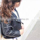 1-7 Years 2017 New Wholesale Cotton Autumn Full Sleeves PU Black White Boys Girls Jackets (pick Size Color ) thumbnail-6