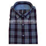 High Quality and Low Price Business Flannel Plaid Shirt thumbnail-3