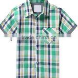 2014 New Style Yarn Dyed Short Sleeve Casual Shirt thumbnail-1