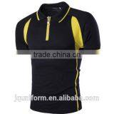 2016 New Mens Short Sleeve Cotton Blend Sport T-Shirts Men Polo t Shirts Sports Jerseys Golf Tennis Undershirts thumbnail-2