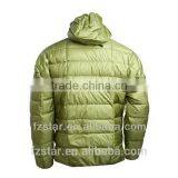 Man 100% Nylon Goose Ultralight Down Jacket With Hood thumbnail-2