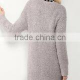 Newest Ladies v Neck Long Sweater Cardigan With Pockets thumbnail-3