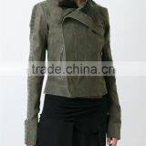 Made in China Wholesale Cheap Short Army Green Slim Fit Trench Coats for Women 2016 thumbnail-3