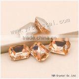 4627 Octagon Crystal 13*18mm Light Peach Color Stones Loose Beads For Jewelry Making thumbnail-1