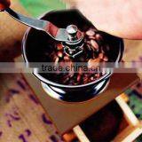 Mini Wood Manual Coffee Mill Stand Bowl Antique Hand Operation Coffee Bean Grinder thumbnail-2