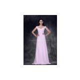 A-line Jewel Knee-length Chiffon Wedding Guests Dresses thumbnail-1