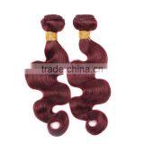 Wholesale China Body Wave Color 99j Hair Weave Red Braiding Hair thumbnail-2
