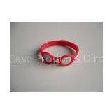 Debossed Silicone Wristbands / Silicone Energy Bracelet Healthy thumbnail-1