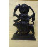 Designed Black Marble Bhairo Baba Statue HANDMADE MARBLE HOME DECOR ART BEST GIFT thumbnail-2
