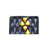 Black PP Fruit Nest Tray For Pear 20 Caliber