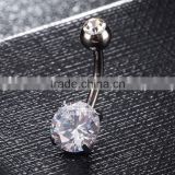 Big Fashion Crystal Magnetic Navel Button Belly Ring Display