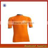 Custom Sportswear Manufacturer Compression Mens T- Shirts/Blue Rash Guards Wholesale---AMY164281 thumbnail-4