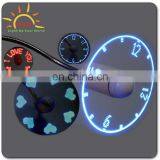 Folding Programme Led Light up Usb Message Mini Fan