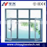 Energy efficient aluminium better ventilation frosted glass bathroom window