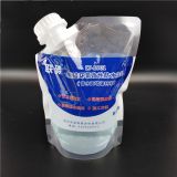 Made in China 1000ml plastic bag of waterproof paint for building/with large nozzle stand - up plastic bag