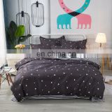 Household bedroom printed design sheets bed set 100% cotton bedding set