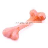 Bone-shaped mixed-color dog toys pet grinding teeth training dog chewing toys