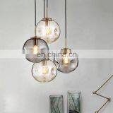 Modern Decorative Smoke Bubble Glass Ball Hanging Lamp Chandelier Pendant Light thumbnail-2