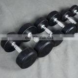 Fitness Equipment Round Dumbbell With Rubber Material thumbnail-3
