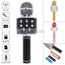 Ws858 Wireless Karaoke Microphone Professional Microfone Speaker Consender Handheld Studio Microphone thumbnail-3