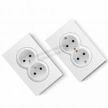 MORDIO Factory Direct 5 Year Guarantee Brand OEM PC WHITE 10A Wall Switch and Socket Germany French Russia 16A SOCKET thumbnail-5