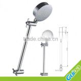 Brass shower head with shower arm with swivel function Water mark approved