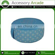 Top Sale Round Shape Dyed 100% Cotton Twill Yoga Zafu Meditation Cushion Buy From Indian Supplier thumbnail-3