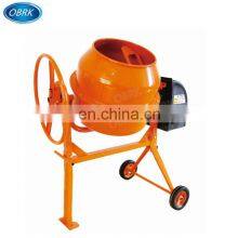 High Operating Efficiency Mini Portable Electrical Drum Mixer, Concrete Mixer, Cement Mixer With Wheel From China thumbnail-2