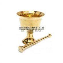 Gold Embossed Mortar & Pestle