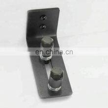 Black Adjustable Bottom Floor Stay Roller Guide For Sliding Barn Door Hardware thumbnail-4