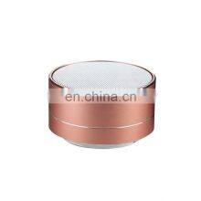 Factory Wholesale A10 FM LED Portable Mini Metal Blue Tooth Wireless Speaker thumbnail-2