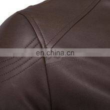 Custom Fashion Leather Jackets New Arrival High Quality Fashion Leather Jacket Man thumbnail-3