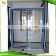 High Quality Frame Profile Aluminum Alloy Three Track Modern House Black Double Glass Sliding Window thumbnail-3