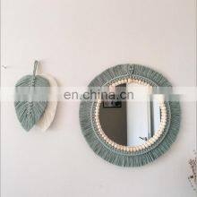 Nursery Wall Decor, Macrame Wall Hanging Woven Round Hanging Decoration thumbnail-2