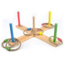Wooden Yard Game Custom Ring Toss Game thumbnail-2
