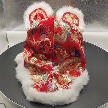 Traditional Chinese Children Hat New Year Hat Tiger Hat thumbnail-4