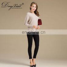 Wholesale China Tight Sweaters Custom Logo Womens Cashmere Sweater thumbnail-2