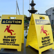 Outdoor PP Fluted Safety Sign – Durable Warning Marker for Hazard Areas thumbnail-2