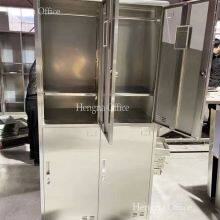 Premium GymThickened Stainless Steel Lockers With Ventilation Holes & Steel Locks | Secure Stainless Steel Storage for Fitness Centers thumbnail-3