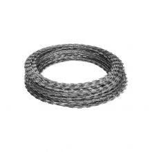 Dicke Rasierdrahtplatte mit drei Spiralen, umweltfreundliches Stacheldrahtgitter für Gefängnisse, geschweißtes Rasierdrahtgitter mit Spikes thumbnail-5