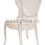 Modern Leisure Dining Clear Resin Bella Plastic Chairs thumbnail-3