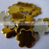 YELLOW COLOR Rhinestuds Hot Fix Iron on Flower Shape 9mm, Heat Press Studs Iron on